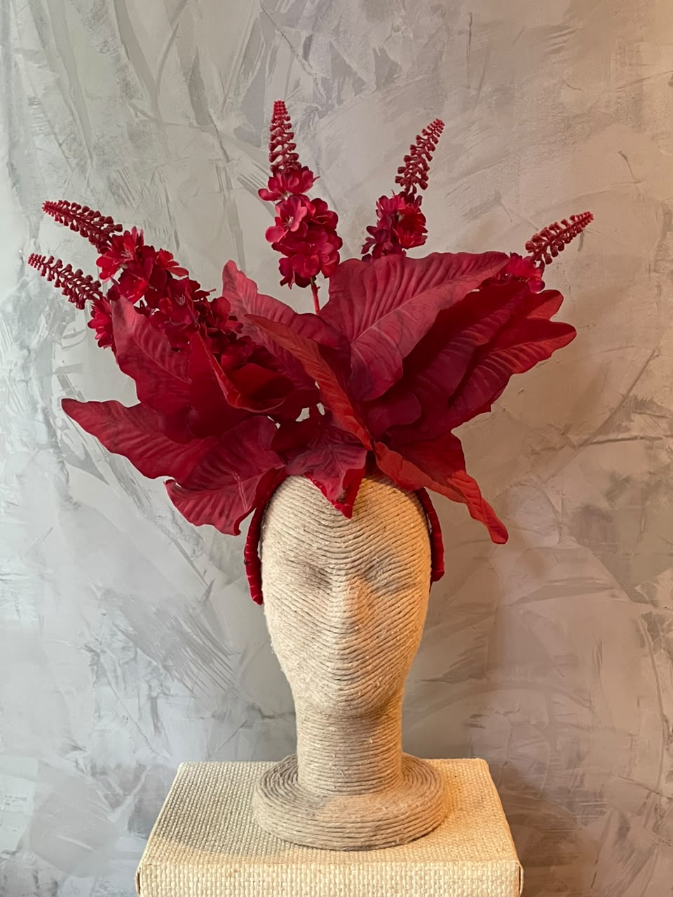 HEADPIECE RED VELVET