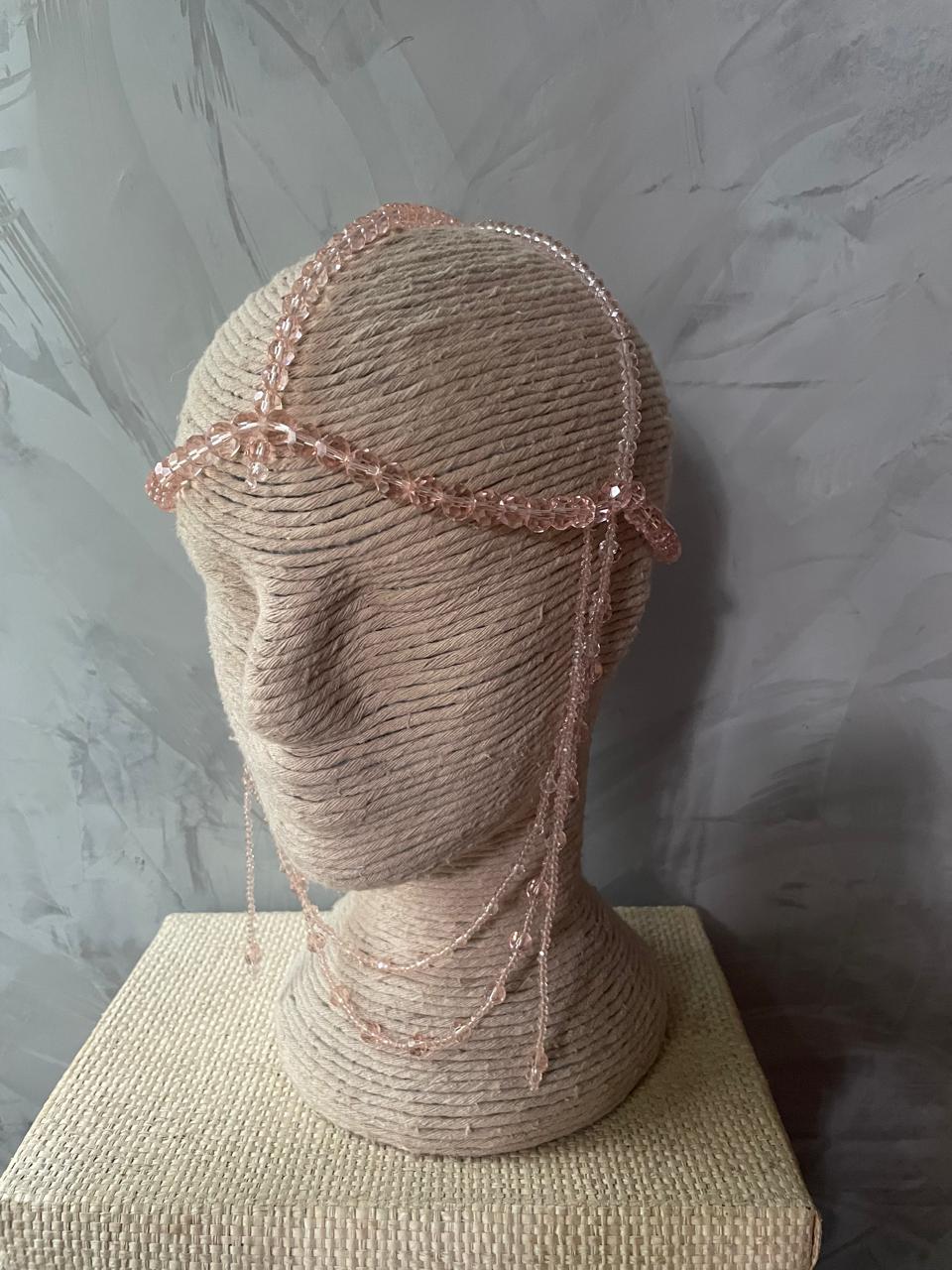 HEADCHAIN ROSE CRISTAL
